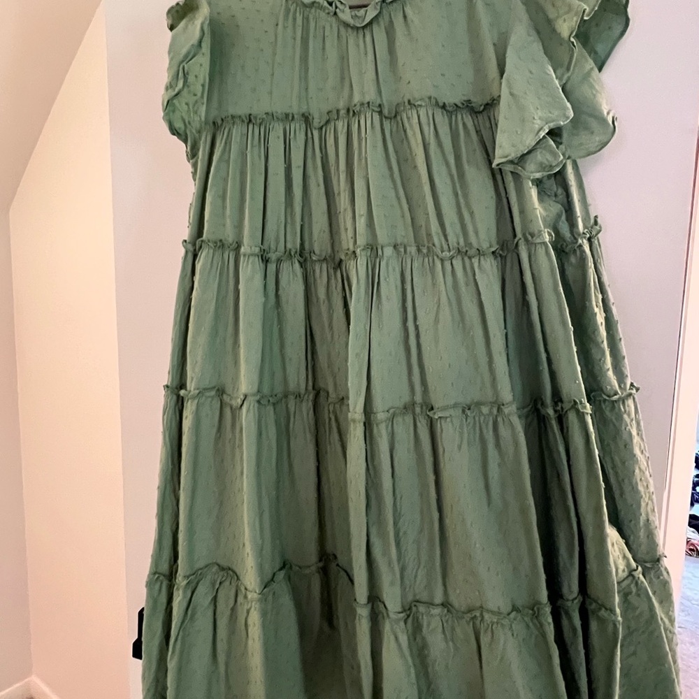 Eloquii Plus Size Green Mini Dress